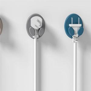 Wholesale <b>Wall</b>-Mounted Multifunctional Flexible Foldable Cord Plug Bracket Adhesive Hook <b>Storage</b> <b>Rack</b> Home Organizer for Kitchen - Product Image 2