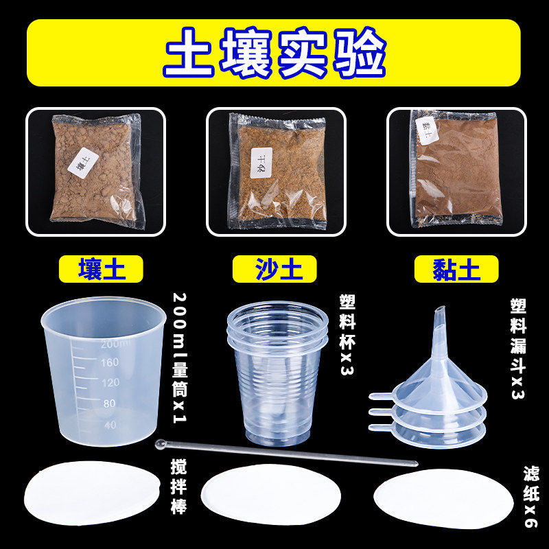 Three types soil permeability testing kits