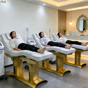 Cama facial hidráulica eléctrica resistente del balneario del salón de belleza/cama ajustable del masaje - Product Image 4