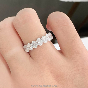 Custom Oval Lab <strong>Diamond</strong> <strong>Rings</strong> Multiple Size Wedding Band Stack <strong>Ring</strong> 14k 18K Solid Gold Lab Grown <strong>Diamond</strong> <strong>Ring</strong> - Product Image 4