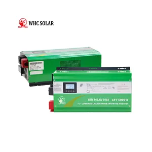 WRC Inverter Daya Mppt Tenaga Surya, Inverter Tenaga Surya 12V 110V 3000W 5Kw 6000W 10000W Frekuensi 3 Fase Dc Ke Ac Off Grid Inverter Tenaga Surya Hibrida