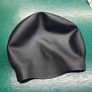 Silicone Seamless Moisture-proof Women's Solid Color Waterproof <b>Swimming</b> <b>Cap</b> - Product Image 6