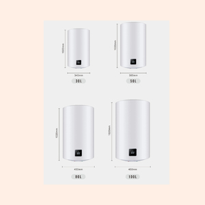 30 50 80 100L Kapasiteli Duvara Monte Emaye Tek Tanklı Dikey Silindir Depolama Elektrikli Su Isıtıcısı (Banyo İçin) - Product Image 6