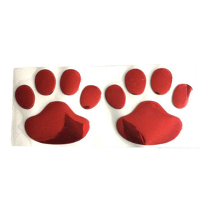 Personalizado al por mayor ecológico impermeable adhesivo Abs plástico perro pata <span class=keywords><strong>coche</strong></span> emblema <span class=keywords><strong>pegatinas</strong></span> <span class=keywords><strong>para</strong></span> la decoración del <span class=keywords><strong>coche</strong></span> - Product Image 3