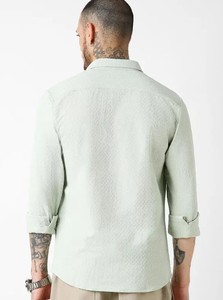 Camisa Casual de Punto 100% Algodón para Hombre, Diseño Personalizado, Cuello con Botones, Corte Ajustado, Cierre de un Solo Botón, Talla 6XL, Transpirable y de Secado Rápido - Product Image 2
