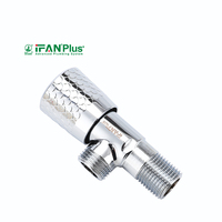 Valve IFANplus chromée haute brillance avec surface lisse et joint robuste