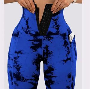 Leggings Tie-dye à poche pour femmes, patchwork <span class=keywords><strong>de</strong></span> sport, <span class=keywords><strong>de</strong></span> yoga, <span class=keywords><strong>de</strong></span> <span class=keywords><strong>grande</strong></span> <span class=keywords><strong>taille</strong></span>, <span class=keywords><strong>de</strong></span> contrôle du ventre, <span class=keywords><strong>de</strong></span> levage des fesses - Product Image 5