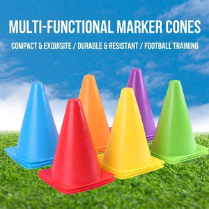 Conos de Agilidad de Fútbol de PE Duradero de 18 cm al por Mayor, Conos de Entrenamiento de Fútbol Coloridos, Marcadores de Obstáculos para Entrenamiento de Velocidad Atlética - Product Image 3