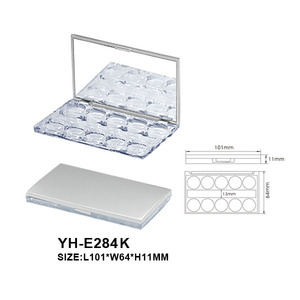 Paleta de sombras de ojos vacía con forma de beso personalizada al por mayor, paquete de sombras de ojos vacío único de 4 colores - Product Image 3