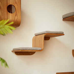 Gran oferta, marco <span class=keywords><strong>de</strong></span> escalada para gatos <span class=keywords><strong>de</strong></span> madera, juego felino montado en la pared, Paraíso, ahorro <span class=keywords><strong>de</strong></span> espacio, árbol divertido para gatos, embalaje <span class=keywords><strong>de</strong></span> cartón - Product Image 2