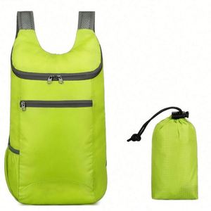 Mochila Impermeable de Poliéster, Plegable, Portátil, para Senderismo, Fitness, Deportes, Bolsa de Hombro - Product Image 1