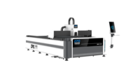 Machine de découpe laser à fibre 1500W avec commande Cypcut et rail de guidage Hiwin pour plaques métalliques - Refroidissement par eau, haute productivité