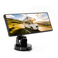 Cámara Solar Inalámbrica ZY-W930S, Monitor para Auto, Kit de Cámara Solar Magnética con Pantalla HD Inalámbrica de 9.3 Pulgadas y DVR de 2 Canales
