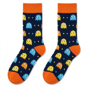 Chaussettes en coton peigné de qualité supérieure, motif jacquard rétro Pixel <span class=keywords><strong>Tetris</strong></span>, chaussettes décontractées amusantes pour hommes et femmes - Product Image 3