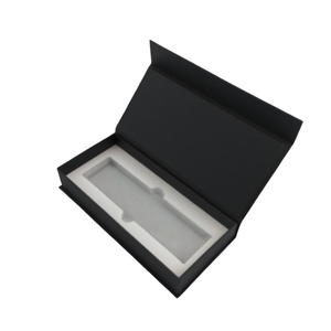 Caja Cosmética Rígida Negra de Forma Rectangular, Empaque de Cartón de Alta Gama con Logotipo Personalizado para Perfume en Botella de 50 ml - Product Image 4