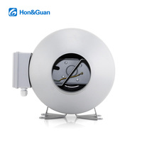 Ventilateur centrifuge en ligne à haute pression statique, moteur à rotor externe de 100 mm, roulements NSK, équilibrage G2.5, IP44, pour conduits longs