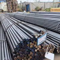 Laminado en caliente A36 Din 1,1213 S45c 52crmo4 Scm435 Materia prima Hierro Varilla de acero al carbono Barra redonda de hierro