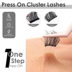 Extensions de <span class=keywords><strong>cils</strong></span> individuels réutilisables dramatiques et auto-adhésifs <span class=keywords><strong>Faux</strong></span> <span class=keywords><strong>cils</strong></span> à bande complète Appuyez sur les <span class=keywords><strong>cils</strong></span> Aucune colle requise - Product Image 2