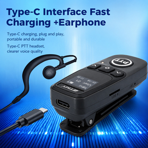 Mini Walkie Talkie 4G LTE con Auricular, 500KM de Alcance Global, Tarjeta SIM PTT, Auricular POC de Largo Alcance para Restaurante - Product Image 5