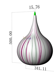 Modèle de Grosse <span class=keywords><strong>Ail</strong></span> Gonflable de 5m, Publicité Personnalisée, Ballon Gonflable Alimentaire <span class=keywords><strong>L</strong></span>égumes pour la Décoration d'Événements - Product Image 5