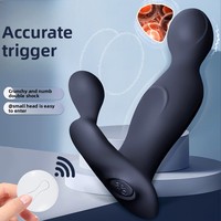 Masseur vibrant pour prostate avec télécommande sans fil pour hommes, plug anal d'expansion, jouet sexuel pour adultes - Vente en gros usine