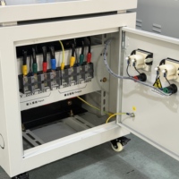 Transformateur d'isolement 10 kVA - 3 sorties 380 V - Blindage électrostatique - Isolation de classe H - Efficacité 98 % - Emballage en caisse en bois - CE