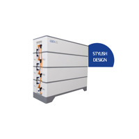 Stasiun Tenaga Surya GOSTA 307.2V 130AH Portabel, Dapat Ditumpuk di Dinding, Sistem Penyimpanan Rumah Modular, Paket Baterai Lithium Ion