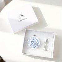 Diffuseur d'huiles essentielles en céramique parfumée à la pivoine, avec logo imprimé personnalisé, en porcelaine, pour la maison