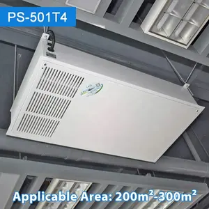 Ceiling Mounted Series PS-501T4 Bipolar Ionization Technology Plasma Air Purifier For Commercial Sterilization