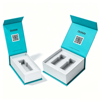 Caja de Regalo Rígida Magnética Personalizada con Logotipo, Código QR Impreso en el Interior e Inserto de Espuma EVA para Envasado de Aceites Esenciales de Lujo