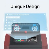 Machine de récupération, recyclage et recharge de réfrigérant avec armoire métallique épaissie, roulettes amortissantes et fonctionnement stable