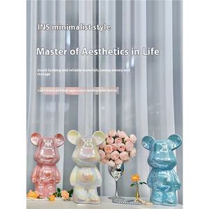 उच्च अंत लक्जरी भालू के गहने रेसिन सिरेमिक किक-नांक के रहने वाले कमरे के लिए टीवी कैबिनेट वाइन कैबिनेट होम पिग्गी बैंक - Product Image 4