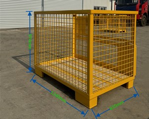 折り畳み式クレート金属ボックス静止画カスタマイズ可能な静電スプレー
