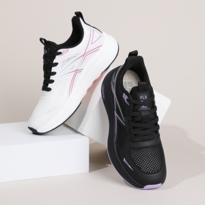 Chaussures de course pour femmes de haute qualité, zéro dénivelé, respirantes, pour le printemps et l'été, baskets souples antidérapantes à plateforme, nouvelle mode sportive - Product Image 4