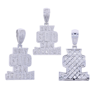 Nouveau Collier Hip Hop Homme 2026 – Grand Pendentif Lettre « Only God Can Judge <span class=keywords><strong>Me</strong></span> » Lourd et Serti de Zircons Scintillants – Bijou Punk - Product Image 5