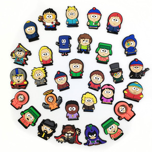 Breloques <span class=keywords><strong>de</strong></span> chaussures South Park personnalisées en PVC, style anime et dessin animé, luxueuses et mignonnes, pour organisateur <span class=keywords><strong>de</strong></span> bracelets, vente en gros 2026 - Product Image 2