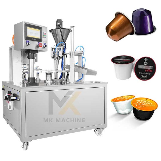 Nespresso/K Cup/empty Coffee Capsule Heat Sealing Filling Machine