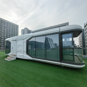 Hotel Cápsula Espacial Prefabricado con Estructura de Acero, Diseño Moderno, Aislamiento Térmico e Impermeable para Exteriores, Ideal para <span class=keywords><strong>Apartamentos</strong></span> - Product Image 2