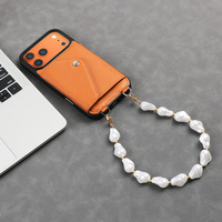 Aksesoris Ponsel Grosir Casing Ponsel Kulit dengan Tempat Kartu untuk casing iphone 18 Pro Max Kulit
