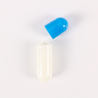 Capsules de gélatine vides élégantes à finition mate, coques rigides creuses de couleur personnalisée de qualité supérieure pour marques de produits de santé de luxe, taille 0 00