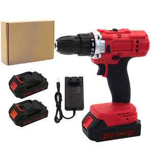Cordless Drill 21V Lithium Battery Dual Speed Keyless Chuck Reversible Household Diy Power Tool - Product Image 1