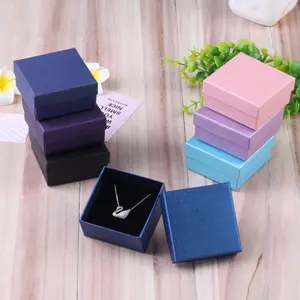 Custom Logo Size Rings /Earrings /Necklaces /Pendants Jewelry Paper Packaging Box Luxury Cheaper Gift Jewellery Box