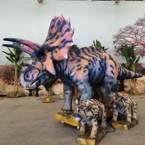 Modelo de Dinosaurio <span class=keywords><strong>Triceratops</strong></span> Animatrónico Realista para Parque de Atracciones en Venta - Product Image 4