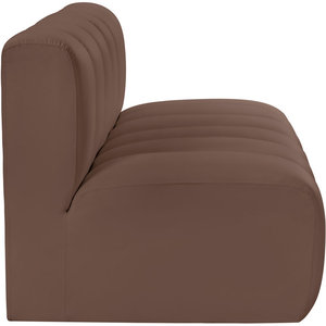 Canapé-lit pliable moderne en velours et cuir de 60 pouces - Product Image 4