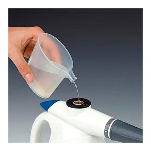 Limpiador a vapor Polti Vaporetto de 1000 vatios, blanco y azul, con lanza y juego de cepillos - Product Image 3