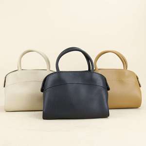 Bolso <span class=keywords><strong>de</strong></span> Mano Ligero <span class=keywords><strong>de</strong></span> Cuero Genuino para Mujer, Bolso <span class=keywords><strong>de</strong></span> Hombro con Diseño Minimalista - Product Image 2
