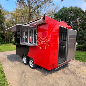 Remorque de poulet rôti en plein air 2025, chariot de nourriture mobile avec roues, cuisine en plein air, camion de restauration rapide - Product Image 2