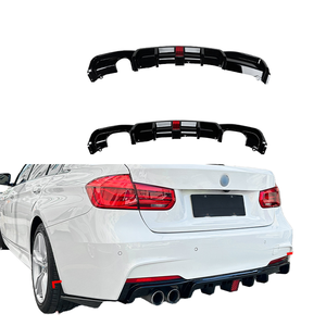 Difusor de Parachoques Trasero F30, Alerón Inferior Trasero, Kit de Carrocería para BMW Serie 3 Sedán M <span class=keywords><strong>Sport</strong></span> <span class=keywords><strong>320i</strong></span> 325i 328i 330i 335i 340i - Product Image 1