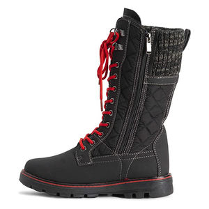 Sıcak satış kışlık botlar kadın düz su geçirmez artı boyutu kar botları - Product Image 4
