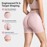 Shorts de yoga taille haute color-block, best-sellers, pour le sport, design tendance rehausseur de fessiers, pour le fitness et le cyclisme
